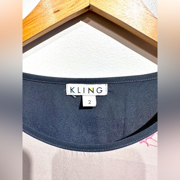 Barcelona Two Tone Dress with Art Deco Fans 🪭 - Picture 3 of 4